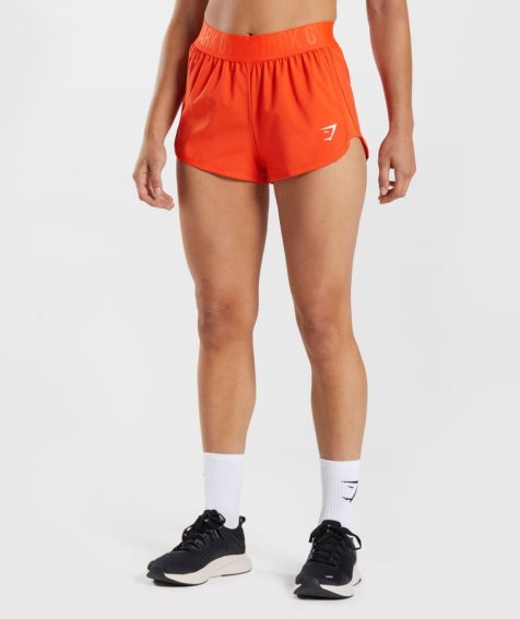 Women's Gymshark Training Loose Fit Shorts Orange | CA 576013